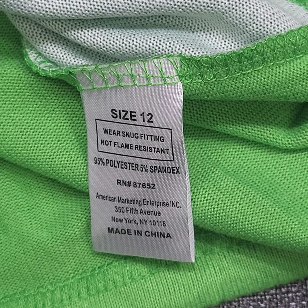 Teenage Mutant Ninja Turtles Boys' Pajama Set Top with Pants Green Size 12